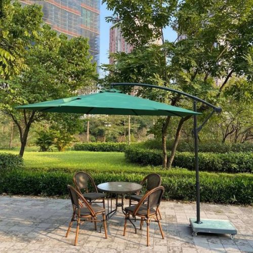 Ô Lệch Tâm Hòa Phát Tròn 3m Cao Cấp - Đỏ, Xanh, Trắng