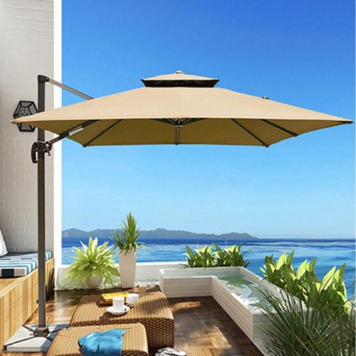 Ô Lệch Tâm Hợp Kim Vuông Hòa Phát Xoay 360 (Màu Trắng Kem)