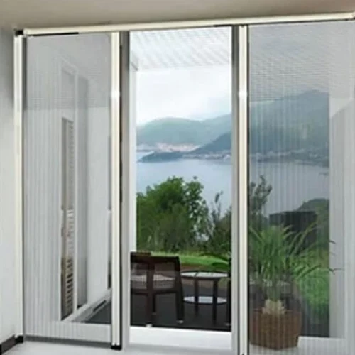 Cửa Lưới Chống Côn Trùng Dạng Lùa HP012 Màu trắng sứ - Ảnh 3