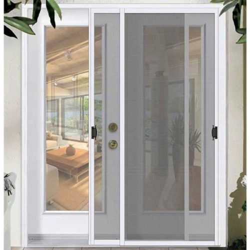 Cửa Lưới Chống Côn Trùng Dạng Lùa HP012 Màu trắng sứ
