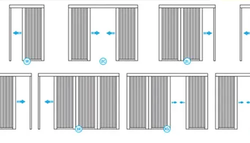 Cửa lưới chống muỗi dạng xếp xích không ray 2 cánh DX 16