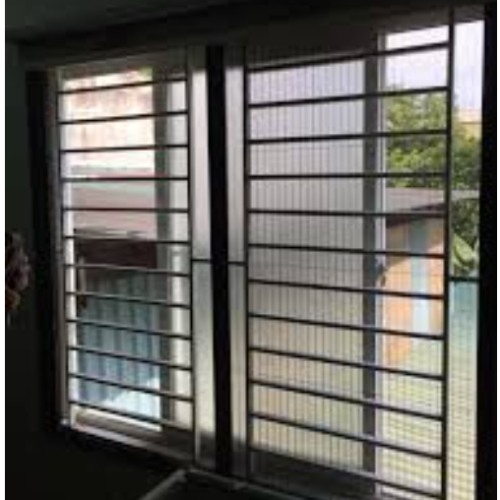 Cửa lưới chống muỗi dạng lùa DL 01 màu đen đậm