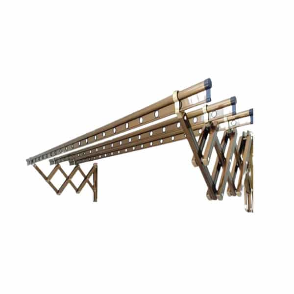 Giàn Phơi Gắn Tường Hòa Phát Star HP-69 Xếp Ngang, Bung tối đa 80cm